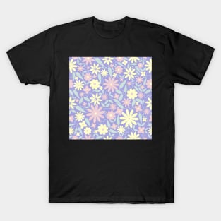 Cotton Candy Lilac Florals T-Shirt